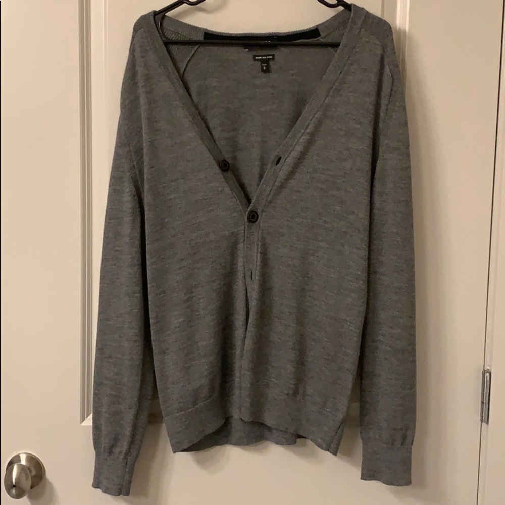 Grey cardigan